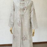 クリスマスSALE　　大島紬リメイク　ピンタックワンピースのコピー