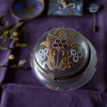 【RESERVED / 売約品】エナメルシリーズ　part.5　ボンボニエール　フランスアンティーク　アンティークのある暮らし
