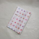 ブックカバー（文庫）／プチスイーツ+にゃんこ