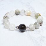 ⭐1点限定⭐困難を乗り越え、身を守る 天然石ブレスレット｜オニキス・ブラッドストーン /パワーストーンブレス No.830