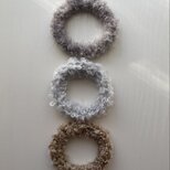 毛糸のヘアゴム 3個セット⑤