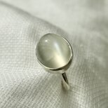 K10WG[月兎のgrey moonstone]ring