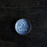 紗綾形尽くし◇梅と月や松竹梅。時代物　印判小皿　骨董/antiques 古民家　明治期