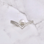 幸せのパール　リング　【高品質!送料無料！当日配送!】