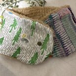 ✳︎ハンドメイド✳︎ネックウォーマーミナペルホネンカンタキルトパッチワークファＡ