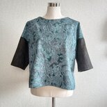 切替デザイン　ドルマンスリーブプルオーバー　02　レディース　ゆったりM