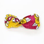 アフリカ布 カンガのクロスターバン（ ローズ・薔薇 ） ヘアバンド ヘアターバン