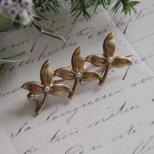 フランス アール・ヌーヴォーのゴールドブローチ