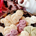 シマリスのクッキー型　　お菓子作り　製菓用　抜き型　型抜きクッキー型