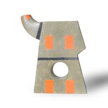 西日・Nishibi / 枯緑 x 夕柿（花瓶 / Vase）