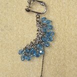 M様ご注文分　スワロフスキーダングリングイヤリング右耳