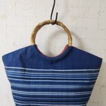 20は%off帯リメイク　リング持ち手バッグ