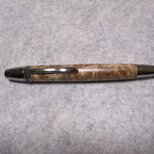 楓瘤(カエデ)　ブドウ杢　ガラスコート仕上げ　ロングパトリオットボールペン　