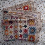 手編みのブランケット（ブーケ）