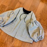 ブラウン＆ブラックリバーシブルショートコート