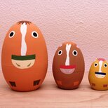 干支リョーシカ 午 たまご