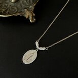 [フランス奇跡のメダイ] Laurier 月桂樹のネックレス silver