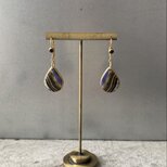 Vintage 80s-90s USA retro artistic drop stone pierces