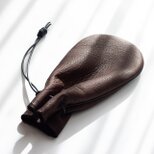 yoki  鹿革の手提げ巾着　224820