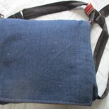 ８５６６　藍の着物で作ったショルダーバック　