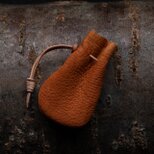 鹿革巾着　224823