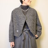 新作2026❤︎M/Lサイズ選べる❤︎春秋冬〜卒業&入学にもフォーマルにもダブルテーラードジャケット/グレー系26002