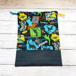 巾着袋　大　【恐竜】