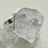 氷塊の指輪＊topaz 925 ring