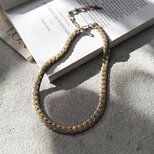 NS33-【 SARAH COVENTRY 】サラコベントリー・ヴィンテージネックレス Flat Herringbone