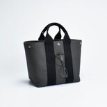 【受注製作】広まちキャンバストート（チャコール×黒）