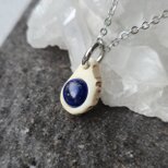 鹿の角 ラピスラズリのネックレス