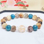 2026年 丙午 金運や物事の流れを整える心強い相棒◎金龍水晶天然石ブレスレット/パワーストーンブレスレット｜No.837