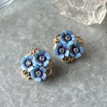 YA225-【 AVON 】エイボン・ヴィンテージイヤリング 1972 "Love Blossom"