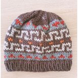 【一点もの】カウチン風のニット帽