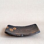 長方皿 (金彩梅b)