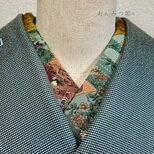 正絹の半衿  百人一首