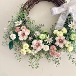 カラフルローズリース