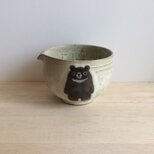 片口鉢（ツキノワグマ・白マット）