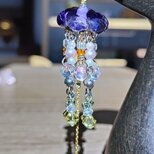 しだれ藤くらげ　片耳ピアス