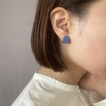 陶のイヤリング（まる）