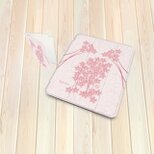 手帳型 iPadケース 【バックカバー：ハードタイプ】片面印刷/カメラ穴有/オートスリープ対応【桜華（さくらばな）】（名入れ可）