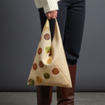 あずま袋【送料込み】帯リメイク　イエロー