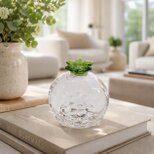 ガラスオブジェ｜可愛いザクロ置物 クリスタル・フルーツインテリア【efo12】