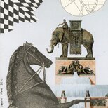 午年 01-Koji Nagai’s collage series in 十二支