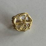 ワイヤーレジンブローチ