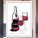 ひととき　ワイン　送料無料 　あらゆすお部屋のポスター　イラスト　ポスター　アートポスター　アート/sei検索新着順　3859