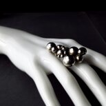 シルバーリング　大ぶりで重厚感のある一点もの