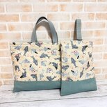 レッスンバッグ＆シューズケース　２点セット　【サメ】