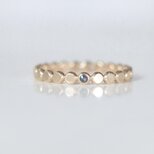 アレキサンドライト ドットリング 14kgf ピンキーリング対応 ご褒美 ギフト 重ねづけ 6月誕生石