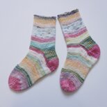 手編みの靴下　「たからもの」